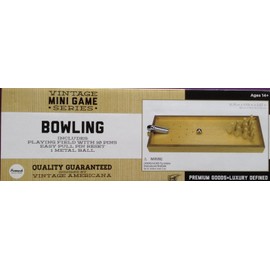 Promark Vintage Mini Game Desktop Bowling