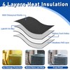 COVERTIFY 4 Layers HVAC Copper AC Line Pipe Insulation Cover