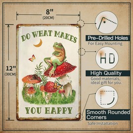 Do What Makes You Happy,Cute Mushroom Wall Decor For Home