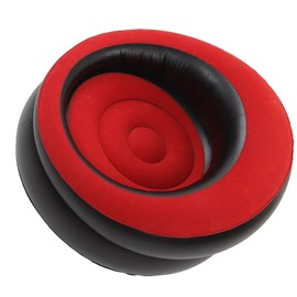 Inflatable Couch Flocking Air Sofa, Simple Inflatable Chair, for Living Room Bedroom Reading Room Office Balcony Travel, Leisure, Nap, Sleep, Tanning, Backyard Family Gathering