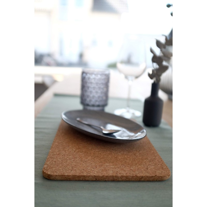 Zeller 02300 Cork Trivets 2-Piece Set 30 x 20 cm