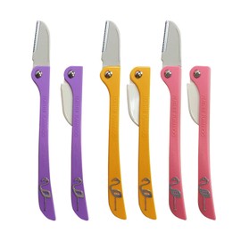 Feather Flamingo Eyebrow Touch-Up Razor 48 Pieces