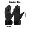 dinghaole Women Touch Screen Gloves, Stylish Faux Suede Soft Warm