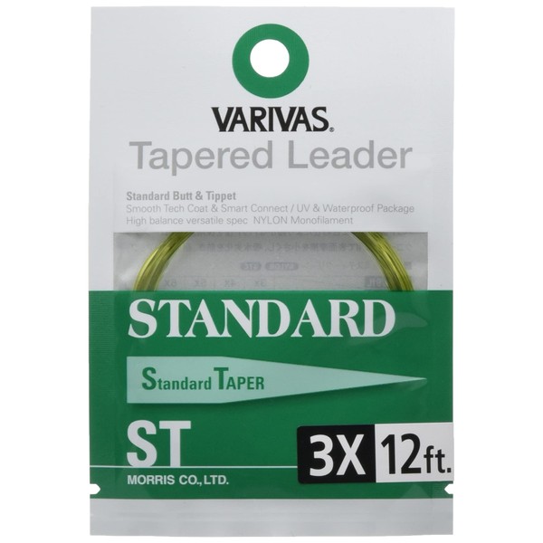 VARIVAS TL-14 Harris Tapered Leader Standard ST 12ft 3X