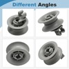 MospdyGear 4 Pcs 611666 Dishwasher Upper Basket Wheel, Dishwasher Racks