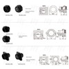 HangTon HE29 2 Pin Plastic Waterproof Connector Threaded Outdoor Industrial