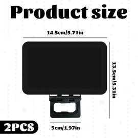 2PCS Universal Phone Sun Shade,Minimalist Clip-On Design Phone Shade,Outdoor Sun Visor Light Reduction,Anti-Glare UV Protection Phone Sunshade for All Smartphones & Vehicles