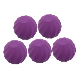Beavorty 5 Pcs Spherical Lipstick Box Portable Mini Lip Gloss Containers Empty Lip Gloss Tubes