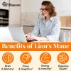 70000mg Lions Mane Supplement Capsules - 50x Strength Potency Lions