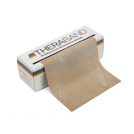 Theraband Professional Latex Resistance Bands, 6 Yard Roll - Tan: Super Light