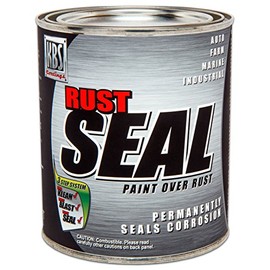 KBS Coatings 4401 Gloss Black RustSeal - 1 Quart, Covers 50 sq ft, Proven Rust Prevention