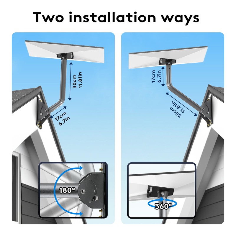 Compatible with Starlink Standard 4/4X/Gen 3 All-in-One Mount Kit: Heavy-Duty
