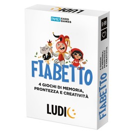 Ludic Fiabetto 4 Games di Memoria, Readiness and Creativity IT58813 Board Game Format Travel for 2 Players