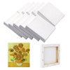 10Pack Mini Canvas Panel, 10x10cm Stretched Canvas Boards, Square Small