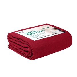 Avalon Home Canvas Drop Cloth for Painting 9x6 feet Pack of 1-8oz Painters Drop Cloths for Painting - All Purpose Canvas Tarps for Floor & Furniture Protection - Recycled Cotton Fabric