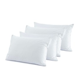 Dreamology Waterproof Pillow Protectors with Zipper Standard Size 4Pack,Bed Bug Proof Pillow Covers,Standard Pillow Protector,Waterproof Pillow Covers Standard Size,20x26 Pillow Covers