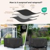 Porch Shield Fire Pit Cover - Waterproof 600D Heavy Duty