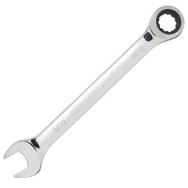 FOCMKEAS 9/32 Inch Ratcheting Combination Wrench SAE 72 Teeth 12 Point Ratchet Box Ended and Open End Spanner Tools for Tight Space, Heat-Treated CR-V