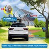 HTZSAFE 1/2 Mile Long Range Solar Driveway Alarm - Outdoor