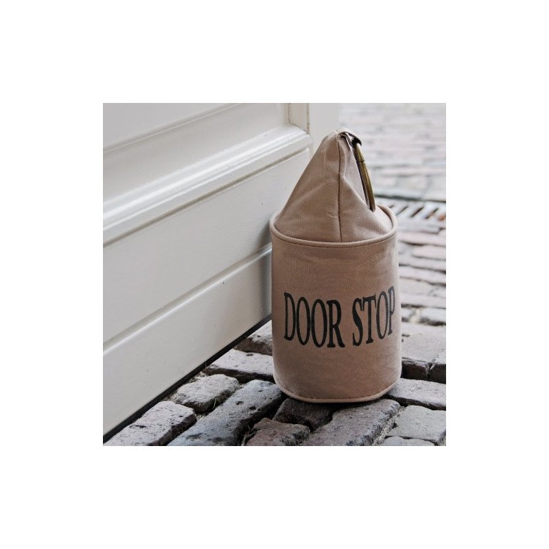 Esschert Design USA LH118 Fabric Doorstop with Ring, Brown