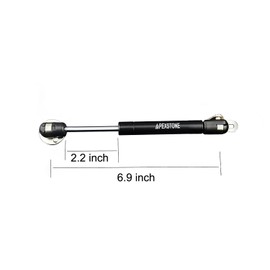 Apexstone 80N/18lb 7 Inch Gas Strut 80N Gas Strut 7 Inch Gas Strut Cabinet 80N Gas Spring Gas Shocks Lift Supports Lid Stay, Set of 2