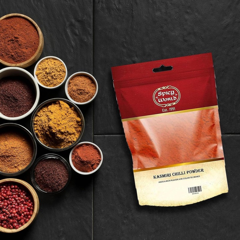 Spicy World Kashmiri Chili Powder 2 Ounce bag | All