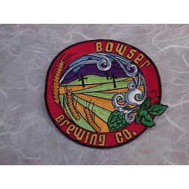 Bowser Brewing  BOWSER BREWING CO.Great Falls,MT. Brewery Patch ~ For shirt,hat backpack sew on