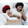 Himoswis Reversible Satin Bonnet for Men,Bonnets for Black Women Sleeping,Men
