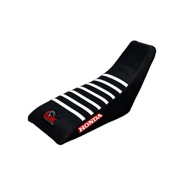 QK RACING Seat Cover - Compatible Fit for Hond@ 1999-2007 TRX400EX TRX 400EX TRX 400 EX Quad (White/Black)