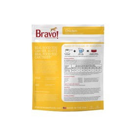 Bravo! Homestyle Complete Chicken Grain-Free Adult Freeze-Dried Dog Food, 2-lb Bag