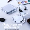MIRRORVANA 10X Magnifying Makeup Mirror for Travel - Mini, 10X/1X