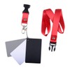 Set of 3 Grey Cards Grey/White/Black in Credit Card Format