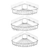 Orimade Corner Shower Caddy Stainless Steel 3 Pack No Drilling,Bathroom