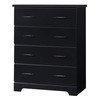 Storkcraft Brookside 4 Drawer Dresser (Black) – Baby and Kids