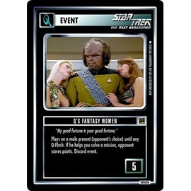 Decipher Star Trek CCG 1E HA Holodeck Adventures Q'S Fantasy Women 124C