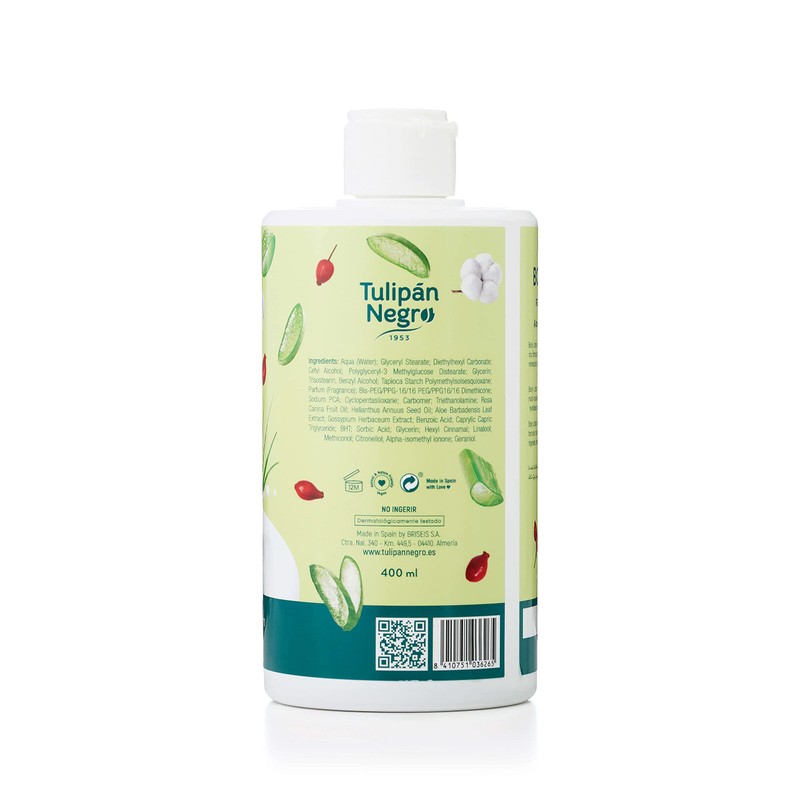 Tulipan : Body Lotion Aloe Vera, Cotton & Rosehip 400