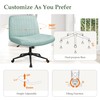Orange Factory Criss Cross Chair No Wheels Comfy Cross Legged