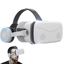 Auriculares de realidad virtual ,Gafas de realidad virtual Auriculares VR de realidad virtual para teléfonos celulares todo en compatibles con...     