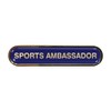 Capricornone Sports Ambassador Gel Domed Blue School Bar Badge