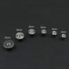 ANCLLO 6Pcs Round Wood Pin Locators 4-12mm Dowel Pins Center