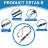 PATIKIL Durable Round Cord Strap, Adjustable Long Keychain Neck Strap