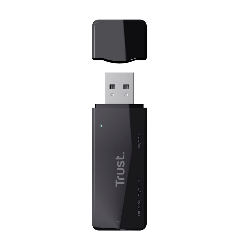Trust Nanga USB 2.0 Card Reader - Black