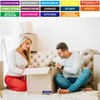 Hylabelest Pack of 140 Large Home Moving Labels for Boxes