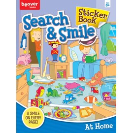 Search and Find Sticker Books for Kids Ages 3-5: At Home - Boost Learning with Hidden Pictures & 50+ Stickers!