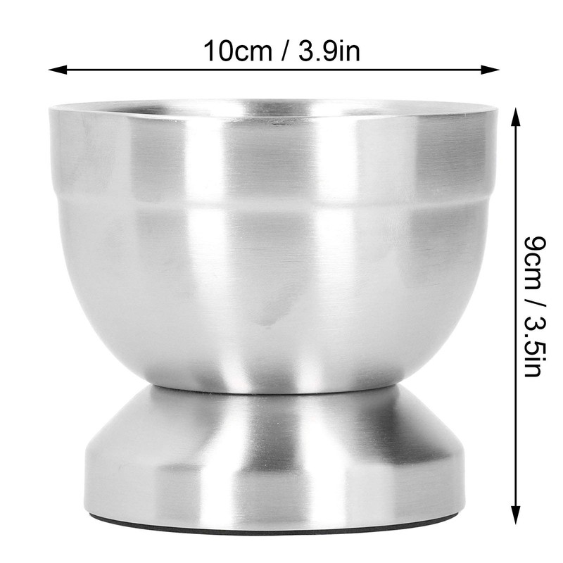 Lybunair Mortar and Pestle Set, Manual Garlic Press Grinder, Stainless