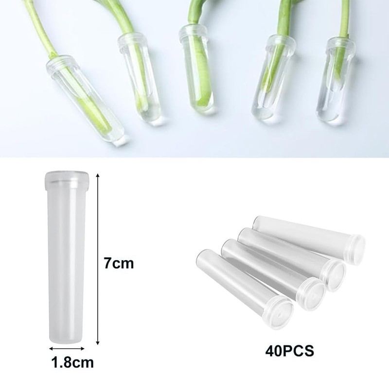 GQunit 40 x 7cm x 1.8cm Clear Water Tubes with