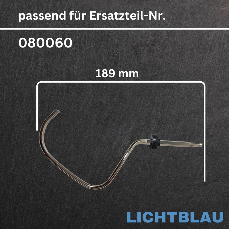 LICHTBLAU Dough Hook 00080060 080060 Bosch MUM4 MUM5 MUM Series