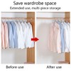 60 Pcs Hanger Hooks, Space Saving Hangers Multi-layer Stackable Hangers
