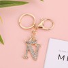 [Moerstar] Bag Charm Initial Charm Keychain Accessories for Women English