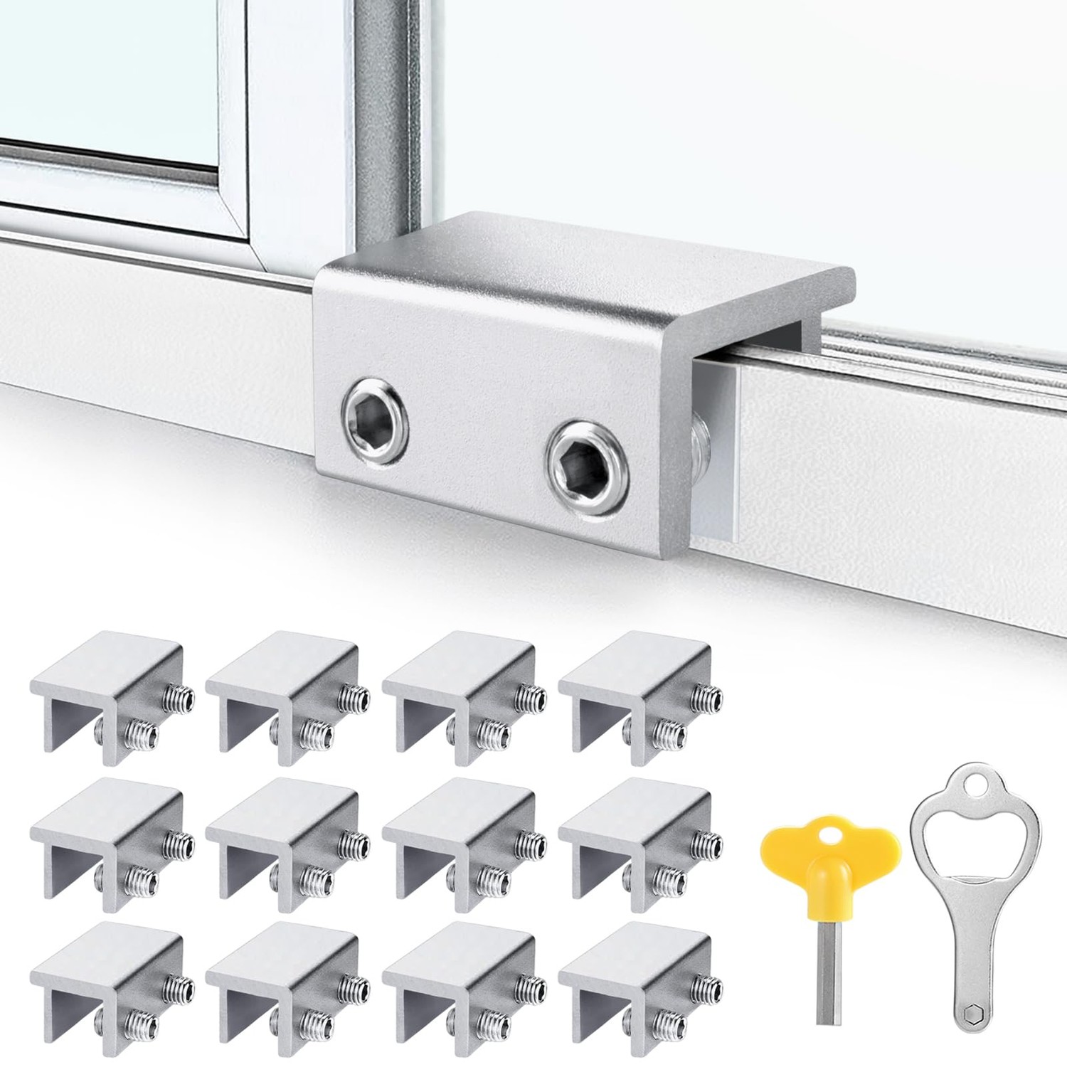ZRFCXE Window Locks (12 Sets), Window Locks for Up and Down Windows ...